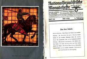 Nationalsozialistische Monatshefte Heft 100 bis 105 - 1938 - 9. Jahrgang Band II