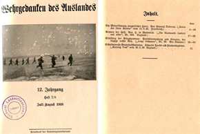 Wehrgedanken des Auslandes 12. Jahrgang Heft 1 bis 12 1936