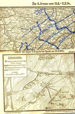 Schlachten des Weltkrieges:  Freiherr Ludwig von Gebsattel - Von Nancy zum Camp des Romains 1914