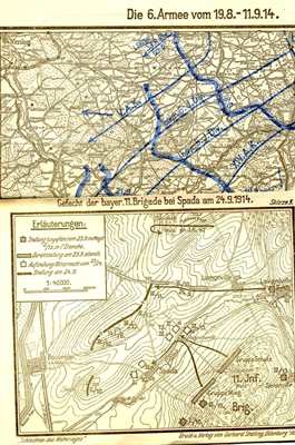 Schlachten des Weltkrieges:  Freiherr Ludwig von Gebsattel - Von Nancy zum Camp des Romains 1914