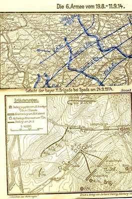 Schlachten des Weltkrieges:  Freiherr Ludwig von Gebsattel - Von Nancy zum Camp des Romains 1914