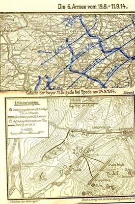 Schlachten des Weltkrieges:  Freiherr Ludwig von Gebsattel - Von Nancy zum Camp des Romains 1914