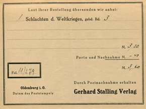 Schlachten des Weltkrieges:  Erich von Tschischwitz - Antwerpen
