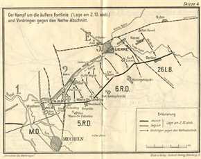 Schlachten des Weltkrieges:  Erich von Tschischwitz - Antwerpen