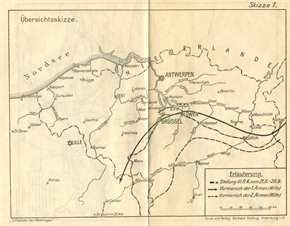 Schlachten des Weltkrieges:  Erich von Tschischwitz - Antwerpen