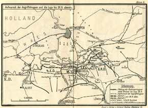 Schlachten des Weltkrieges:  Erich von Tschischwitz - Antwerpen