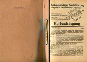 Soldatenbriefe zur Berufsförderung - Reihe der Tornisterschriften - Augaben D und A - selten