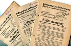 Soldatenbriefe zur Berufsförderung - Reihe der Tornisterschriften - Augaben D und A - selten