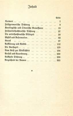 Koch, Franz: Geschichte deutscher Dichtung