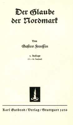 Frenssen, Gustav: Der Glaube der Nordmark