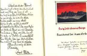 Acherer, Willy: Die verlorene Heimat - Süd-Tirol - Aus dem Poesiealbum einer Kriegsgeneration