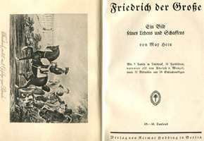 Hein, Max: Friedrich der Große - Ein Bild seines Lebens und Schaffens