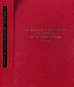 Völker, Karl-Heinz: Dokumente und Dokumentarfotos zur Geschichte der deutschen Luftwaffe - Aus den Geheimakten des Reichswehrministeriums 1919 - 1933 und des Reichsluftfahrtministeriums 1933 - 1939 - SELTEN!