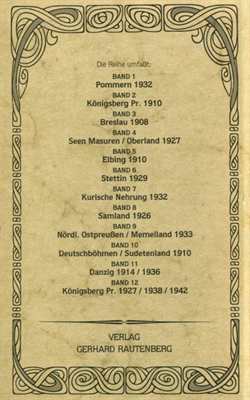 Reisebücher von Anno dazumal - Nördliches Ostpreußen und Memelland - Reprint von 1933