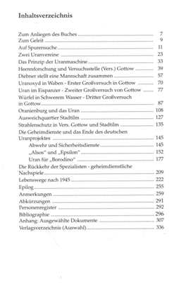 Nagel, Günter: Atomversuche in Deutschland - Geheime Uranarbeiten in Gottow, Oranienburg und Stadtilm