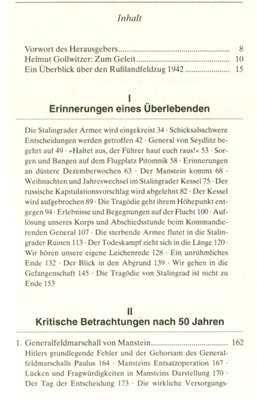 Wieder, Joachim/ Einsiedel, Heinrich Graf von: Stalingrad und die Verantwortung des Soldaten